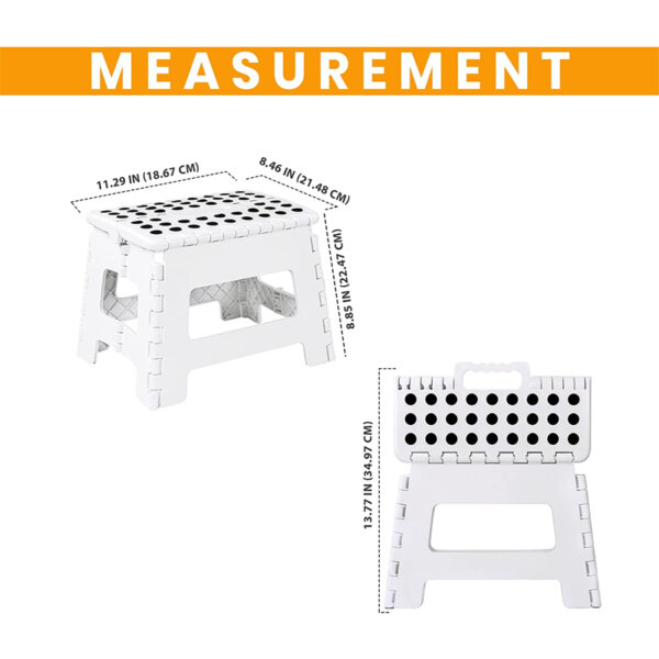 Utopia Home Folding Step Stool - (Pack of 1) Measurement