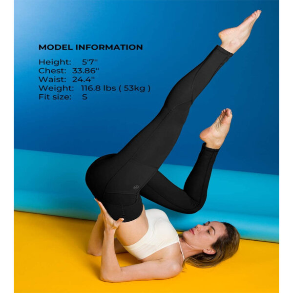 ALONG FIT High Waisted Tummy Control Leggings Model Information