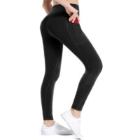 ALONG FIT High Waisted Tummy Control Leggings-Yoga-Pants with Pockets Leggings for Women Workout Squat Proof Tights