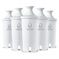 Brita Water Filter Pitcher Advanced Replacement Filters, 5 Count
