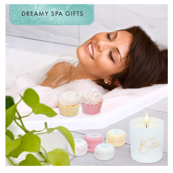 Luxe England Gifts Happy Birthday Box for Women dreamy spa gifts