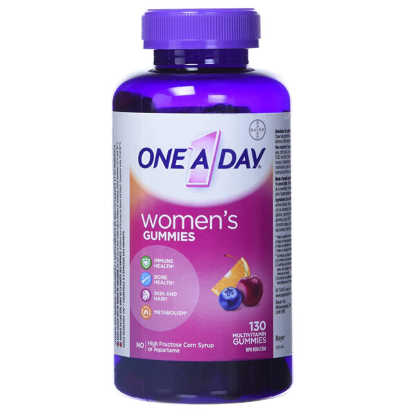 One A Day Women's Gummies Multivitamin, Specially Formulated with Vitamins and Minerals for Women, 130 Count