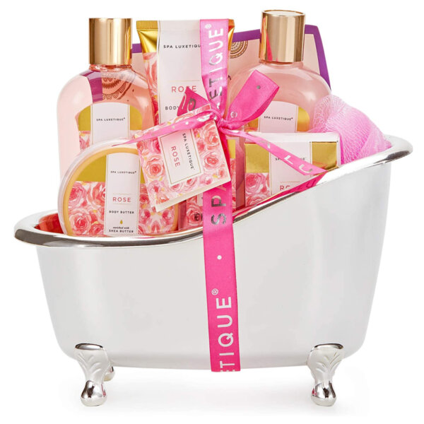 Spa Luxetique Rose Spa Gift Baskets for Women