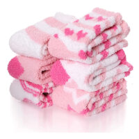Womens Fuzzy Socks Slipper Soft Cabin Plush Warm Fluffy Winter Christmas Sleep Cozy Adult Socks
