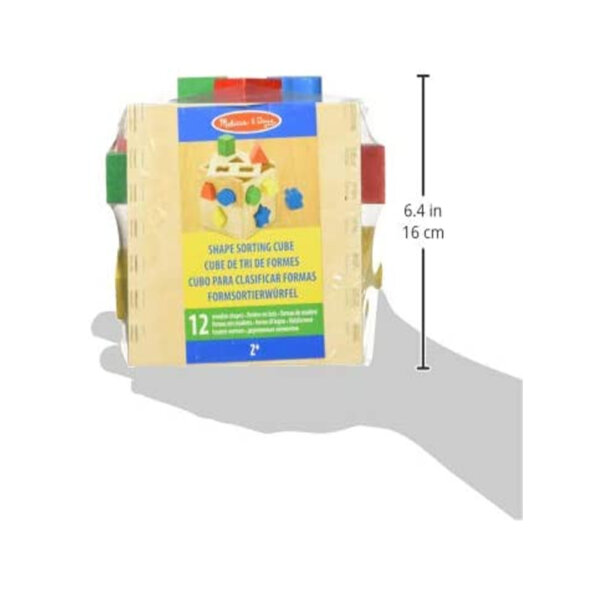 Melissa & Doug Shape Sorting Cube Size