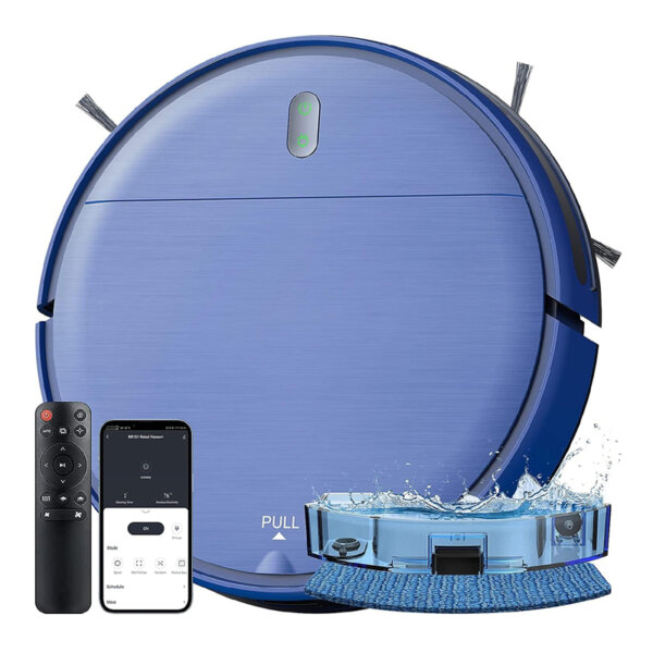 Robot Vacuum and Mop Combo, WiFi App Alexa, Robotic Vacuum Cleaner with Schedule