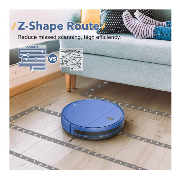 Robot Vacuum and Mop Combo, WiFi App Alexa, Robotic Vacuum Cleaner with Schedule Z shape route