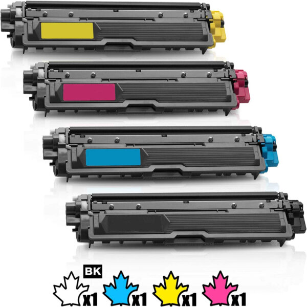 1 Set of 4 Inkfirst® Toner Cartridges Compatible Remanufactured Black Cyan, Magenta, Yellow