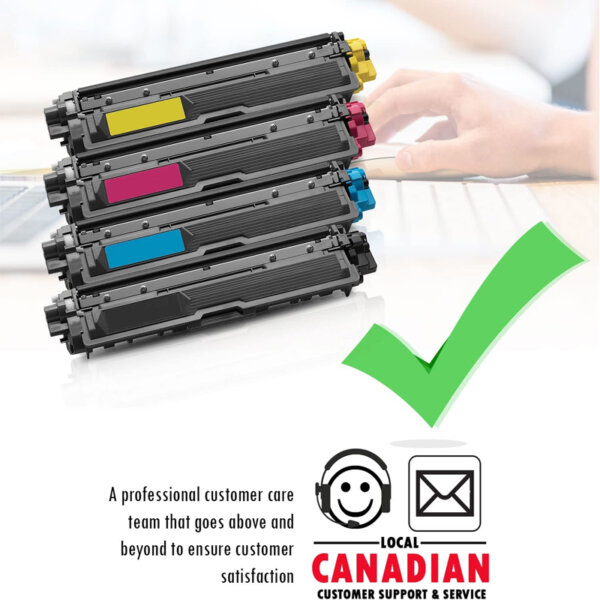 1 Set of 4 Inkfirst® Toner Cartridges Compatible Remanufactured Customer service support