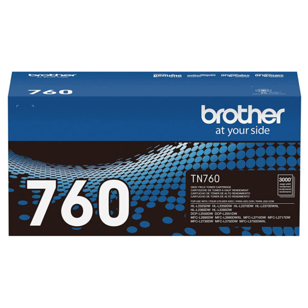 Brother TN760 High Yield Mono Laser Toner Cartridge