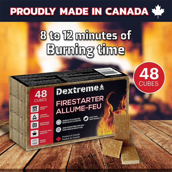 Dextreme Natural Fire Starter, 48 Cubes