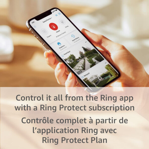 Ring Alarm 5-Piece Kit (2nd Gen) home security system with 30 day free Ring Protect Plus subscription