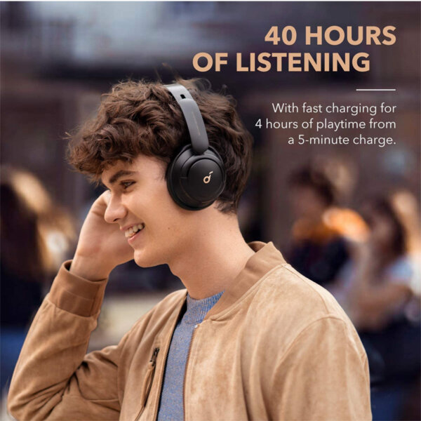 Soundcore by Anker Life Q30 Hybrid Active Noise Cancelling Headphones with Multiple Modes 40 hours of listening