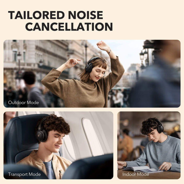 Soundcore by Anker Life Q30 Hybrid Active Noise Cancelling Headphones with Multiple Modes Tailored noise cancellation