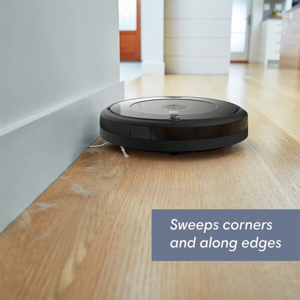 iRobot Roomba 694 Robot Vacuum-Wi-Fi Connectivity Sweeps corners and along edges