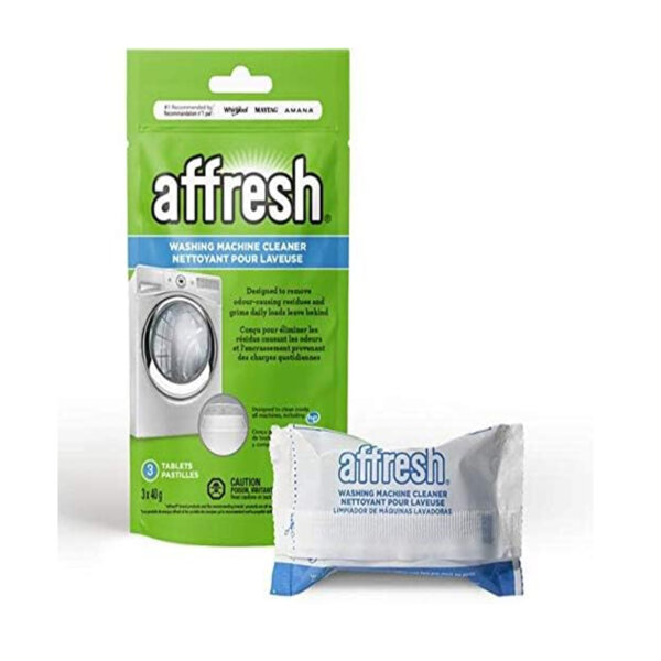 Affresh Washing Machine Cleaner, 3 tablets 3 Months Supply Caution