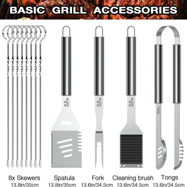 BBQ Grill Accessories BBQ Tools Set Basic grill accessories