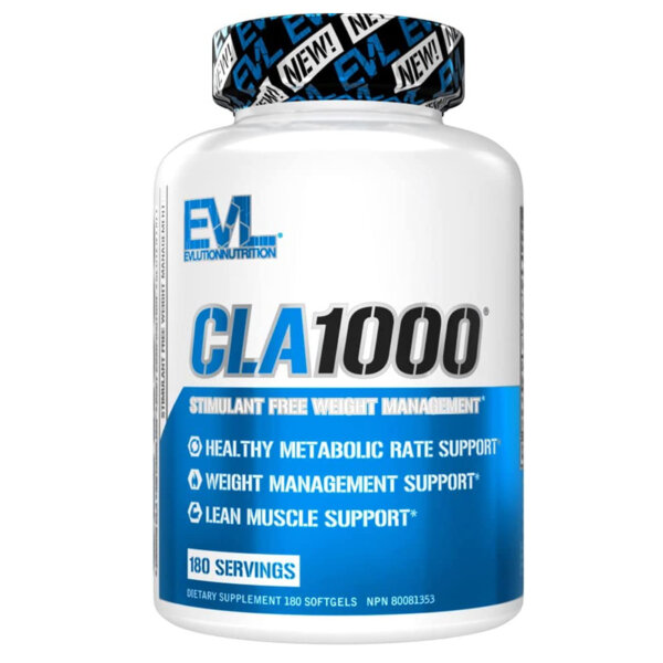 Evlution Nutrition CLA 1000, Conjugated Linoleic Acid, Stimulant Free (180 Servings)