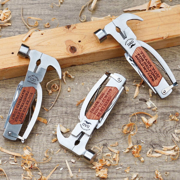 VEITORLD All in One Tools Hammer Multitool Gifts for Dad from Daughter Son Kids Wife