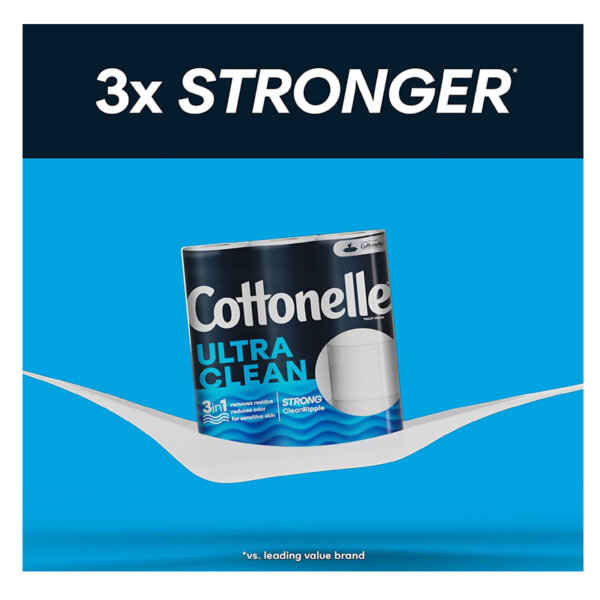 Cottonelle Ultra Clean Toilet Paper 3 Stronger