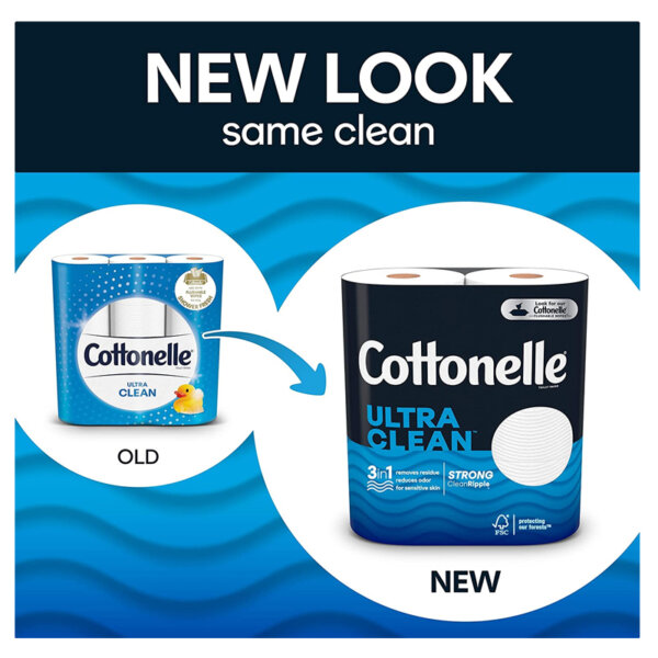 Cottonelle Ultra Clean Toilet Paper Strong Toilet Tissue