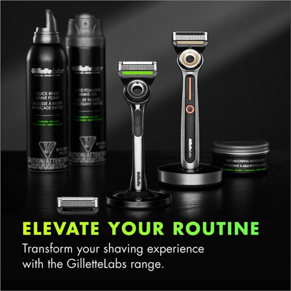 Gillette Mens Razor Blade Refills with Exfoliating Bar by GilletteLabs Elevate your Routine