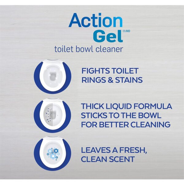 Lysol Toilet Bowl Cleaner, Action Gel