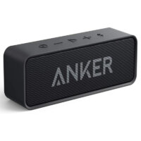 Upgraded, Anker Soundcore Bluetooth Speaker with IPX5 Waterproof, Stereo Sound, 24H Playtime, Portable Wireless Speaker for iPhone, Samsung and More