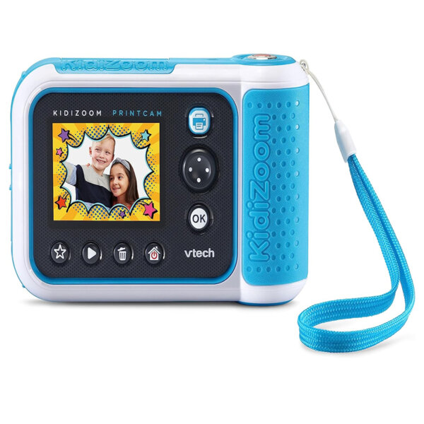 VTech KidiZoom PrintCam, High-Definition Digital Camera for Photos and Videos, Instant Prints, Flip-Out Selfie Camera, Kids Age 4