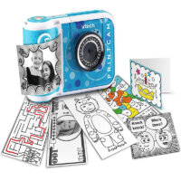 VTech KidiZoom PrintCam, High-Definition Digital Camera for Photos and Videos, Instant Prints, Flip-Out Selfie Camera, Kids Age 4 and up, Blue